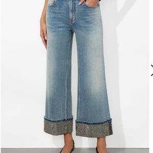Alice + Olivia Weezy Embellished Jeans